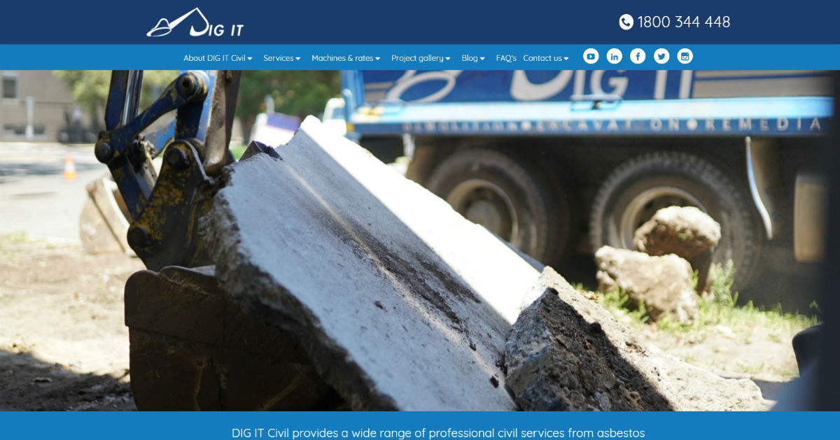 Dig It Civil Launch new website